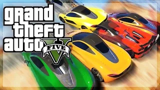 GTA 5 Online - Mega Ramp Fun! w/The Crew