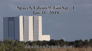 SpaceX Falcon 9 Launches GovSat-1 (60fps)