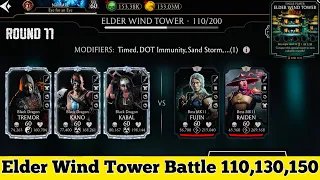 Elder Wind Tower Boss Battle 110,130 & 150 Fight + Reward MK Mobile