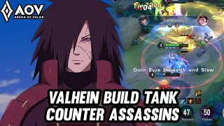 AOV : VALHEIN GAMEPLAY | BUILD TANK - ARENA OF VALOR LIÊNQUÂNMOBILE ROV COT