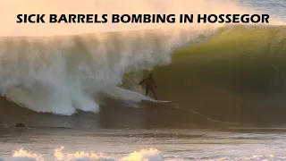 SICK BARRELS BOMBING IN HOSSEGOR / Surf report - Sunday, December 17 2023