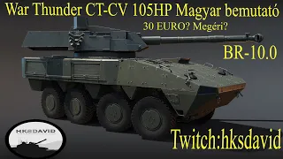 War Thunder CT-CV-105HP Magyar bemutató