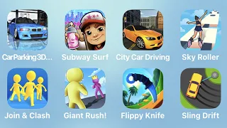 Car Parking 3D, Subway Surf, City Car Driving and More Games iPad Gameplay