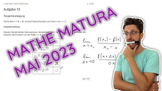 Mathe Matura Haupttermin Mai 2023 - Komplett durchgerechnet