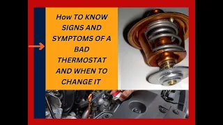 Signs and Symptoms of a bad Thermostat