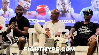 FLOYD MAYWEATHER VS. DON MOORE FINAL PRESS CONFERENCE FOR “SHOWCASE IN THE SKIES OF DUBAI”
