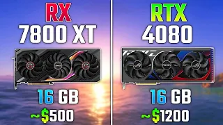 AMD RX 7800 XT vs RTX 4080 | Test in 7 Games