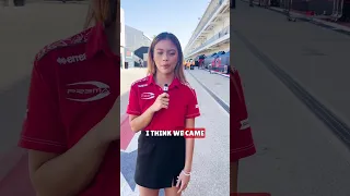 Lewis Hamiltion is Bianca Bustamante's hero 🙌 #shorts