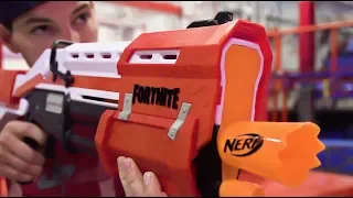 Nerf Fortnite Blasters Battle | Dude Perfect