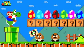 Super Mario Bros. but there are MORE Custom Yoshi's Eggs!...