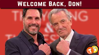 Don Diamont to return to Young and the Restless after 11 years