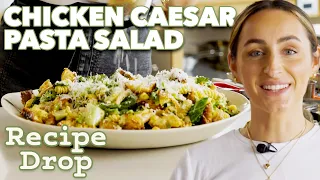 Easy-Prep Rotisserie Chicken Caesar Pasta Salad | Recipe Drop | Food52