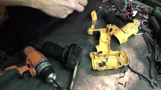 DW 734 ремонт шуруповерта DeWalt