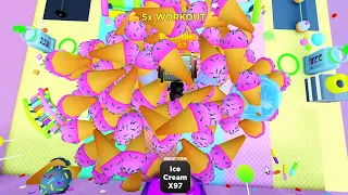 Candy Area for 50 Million Strength on Strongman Simulator Roblox