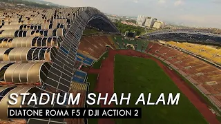 diatone roma f5, dji action 2 stadium shah alam golden hour