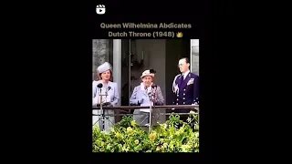 75 years since the abdication of Queen Wilhelmina of the Netherlands