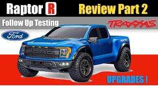 Traxxas Raptor R - Review Part 2 - Follow up & Upgrades