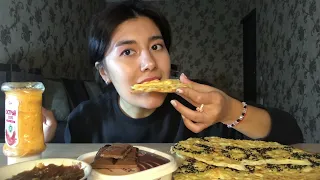 Asmr / Mukbang | Afgan crunch bread 🇦🇫 | With my brother 🙋🏻‍♂️🙋🏻‍♀️