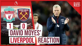 "A TOP TEAM" David Moyes on competing at Anfield | Press Conference | Liverpool 1-0 West Ham