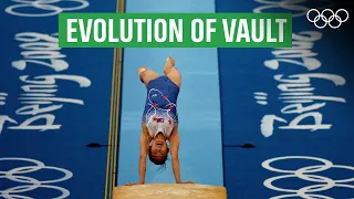 Evolution of the Women’s vault at the Olympics!