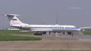 takes off between boeings Tu-134 Kosmos RA-65995