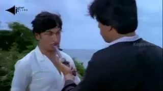 Rajkumar, Ananth Nag Fight Scene - Apoorva Sangama Kannada Movie Scenes - Rajkumar, Ambika