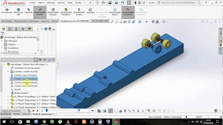 movements of 4 wheels, solidworks motion study