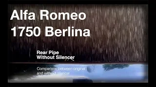 Alfa Romeo 1750 Berlina Exhaust