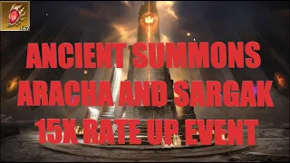 Watcher of Realms Ancient Summons for Aracha & Sargak