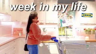 Week In My Life | ikea haul, skincare routine, labs, assignments & deep cleaning the house!