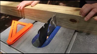 Is this the easiest and safest way to cut a 4x4 on a table saw?