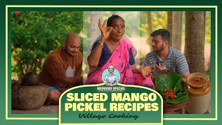 Mangalore Style Sliced Mango Pickle Recipes | Village cooking | @ruralrecipessbf