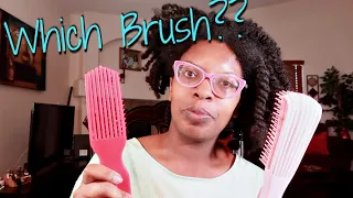 Felicia Leatherwood Brush vs Viral Detangling Brush (4 Type Thick Hair)