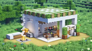 ⚒️ 마인크래프트 건축 : 아름다운 모던하우스 만들기