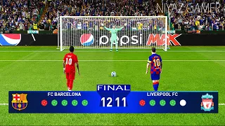 PES 2020 | Barcelona vs Liverpool | Final UEFA Champions League UCL | Penalty Shootout | Gameplay PC