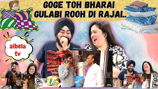 Punjabi Reaction on Comedy at ROOI PENJAA | Saleem Albela and Goga Pasroori Non stop Jugat Bazi