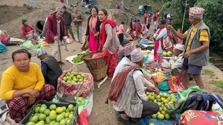 Organic Weekly Village Market of Nepal | video - 59 | Village Traditional Lifestyle | BijayaLimbu