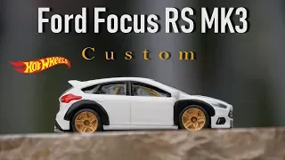 Ford Focus RS MK3 Drift Rallye Widebody Hot Wheels Custom