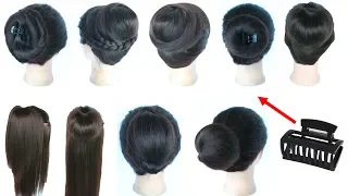 9 easy and cute juda hairstyle for college and office girls | hair style girl | hairstyles for girls