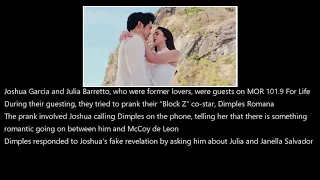 Joshua Garcia & Julia Barretto tries to prank Dimples Romana with a phone call