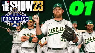 MLB The Show 23 Franchise Ep.1 - Rebuilding the WORST Team in Baseball, The Oakland Athletics