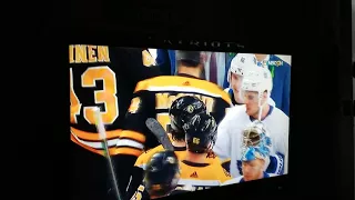 Toronto maple leaves vs Boston Bruins  4/25/18
