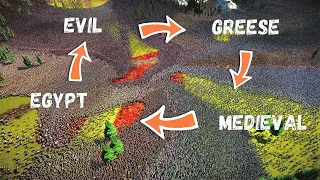 Crossroads Battle of 4 Armies: Medieval - Greese - Egypt - Evil - UEBS 2