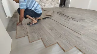 Parke Laminat Ustası - Kendine Has Parke Döşeme Çalışması! - How to lay parquet - parquet flooring