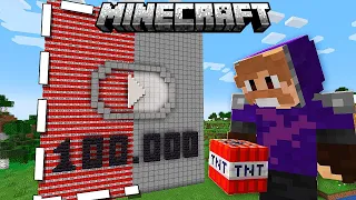 trolando YOUTUBER de 100.000 INSCRITOS com TNT no Minecraft #173 CREATIVESQUAD