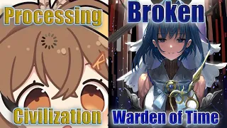 『Warden of Time and Civilization has fallen』  【Kronii and Mumei broke by puzzle game】