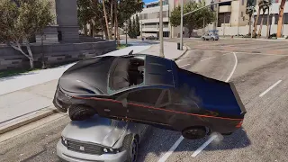 GTA 5 Car Crashes Compilation #15 (With Roof And Door Deformation)