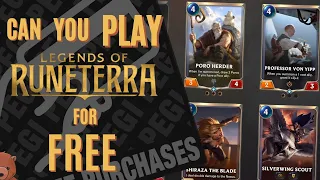 Can You Really Play Legends of Runeterra for Free? | How to get cards In Runeterra