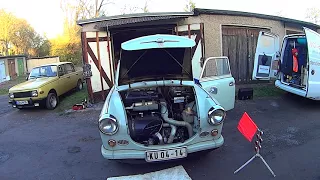 Trabant 500/P50 erster Start nach 25 Jahren