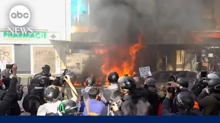 Protests continue in Paris following decision to raise retirement age